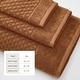 preview thumbnail 62 of 193, Linery & Co. Cotton Diamond Waffle Texture Bath Towels.