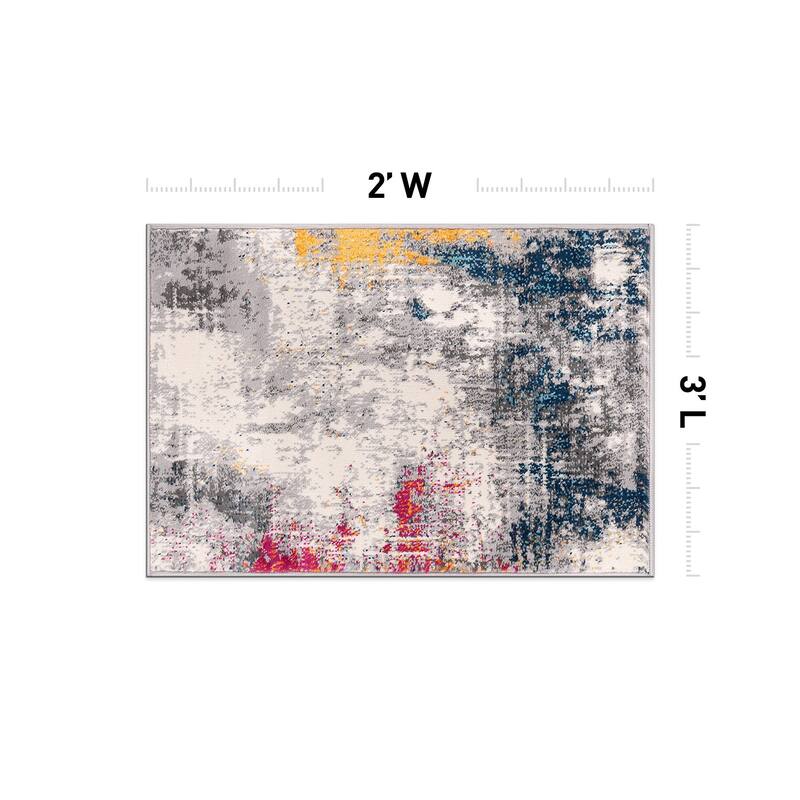 World Rug Gallery Perugia Modern Abstract Area Rug