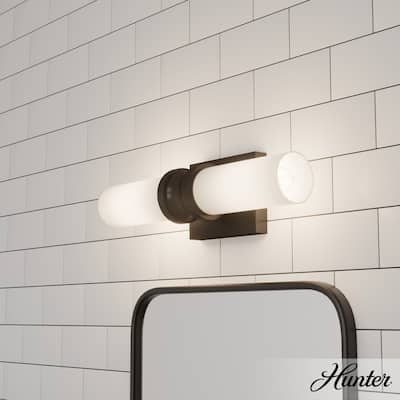 Hunter Lenlock Vanity Wall Light - Art Deco, Damp Rated