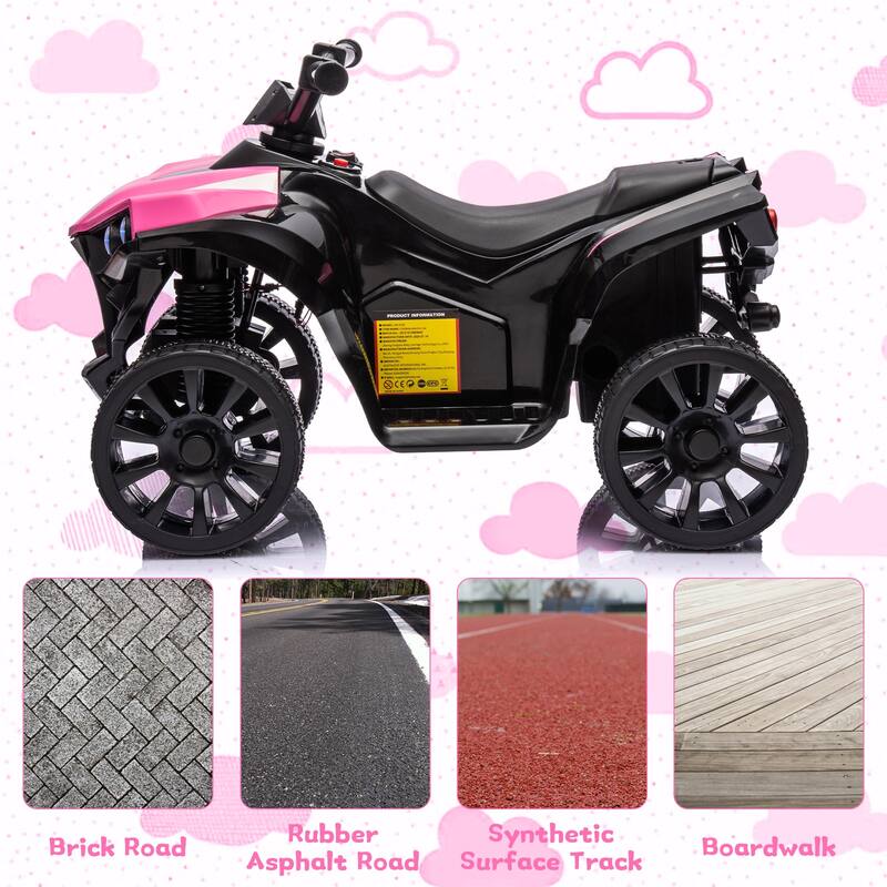 4 Wheeler ATV, Wear-Resistant Wheels