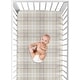 preview thumbnail 6 of 4, Sweet Jojo Designs Taupe Plaid Boy, Girl Gender Neutral Fitted Crib Sheet - Brown Tan Checkered Tartan for Teddy Bear Collection