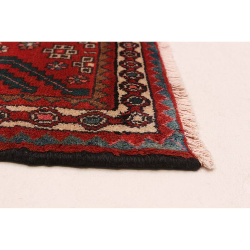 ECARPETGALLERY Hand-knotted Andelz Navy Wool Rug - 3'10 x 10'1