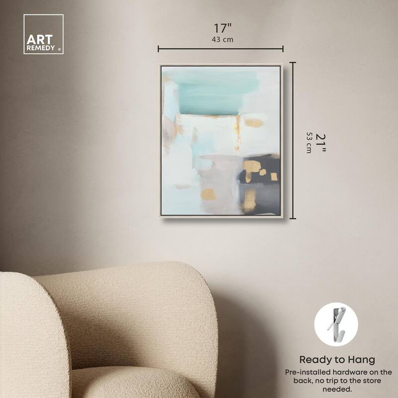 Misty Luxe III Canvas by Art Remedy