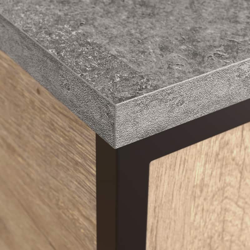 Wood Lateral File with Large Drawers