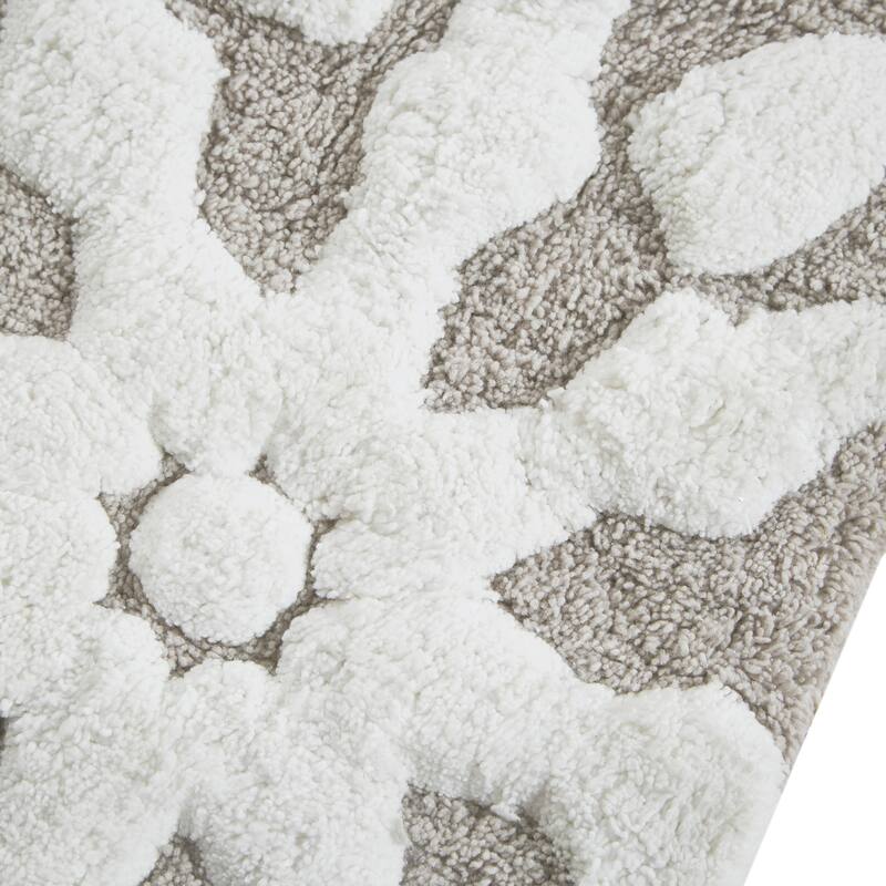 Madison Park Marrakesh Medallion Cotton Tufted Bath Rug