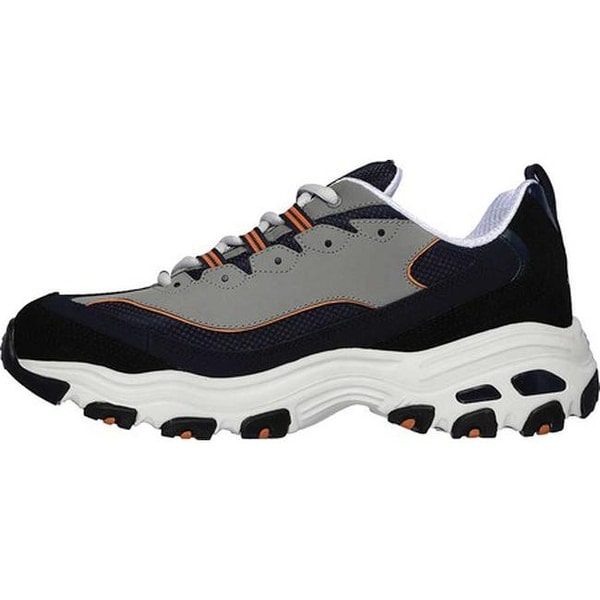 skechers d'lites 2 mens orange