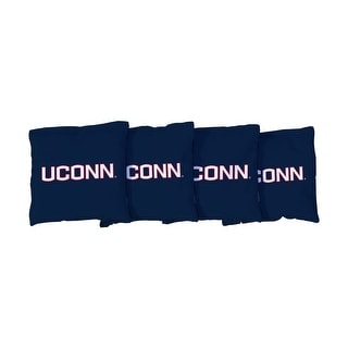Connecticut UCONN Huskies Blue Cornhole Bags