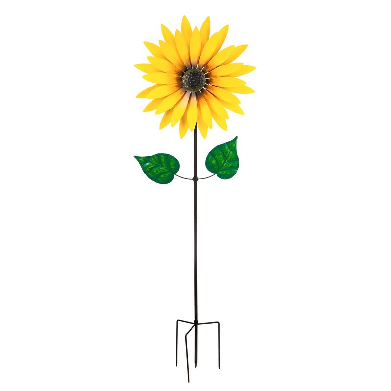 75 in. Sunflower Statement Wind Spinner