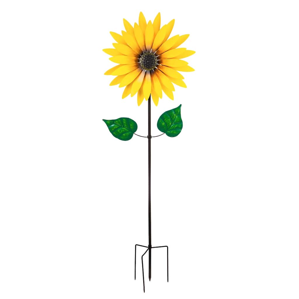 75 in. Sunflower Statement Wind Spinner