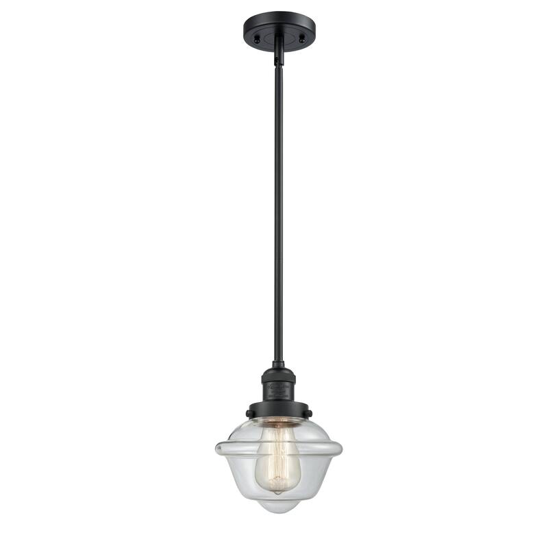 Innovations Lighting Franklin Restoration Oxford - 1 Light 8" Stem Hung Mini Pendant
