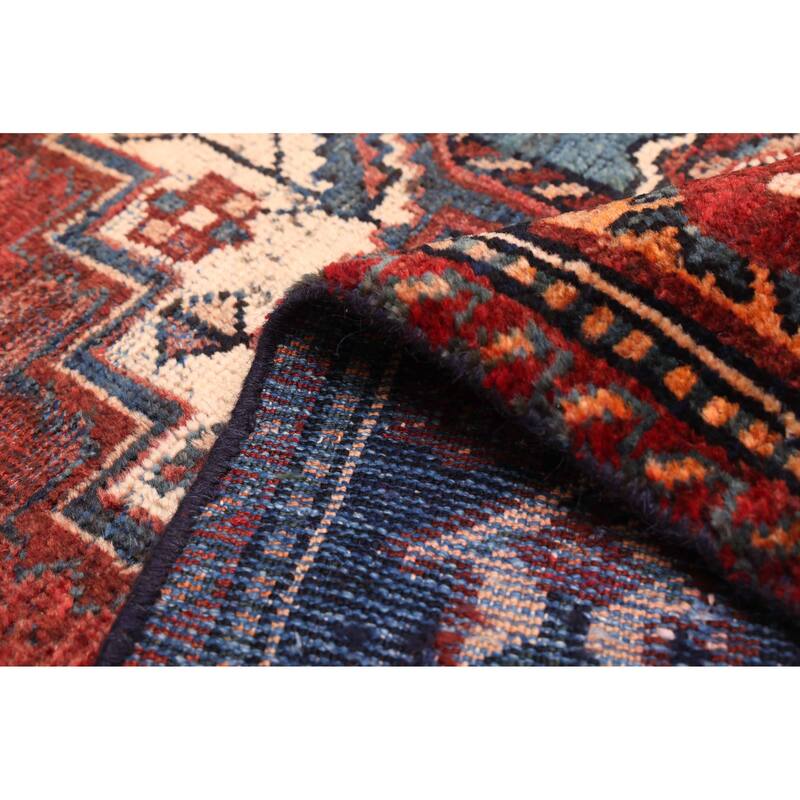 ECARPETGALLERY Hand-knotted Konya Anatolian Dark Red Wool Rug - 4'10 x 9'9