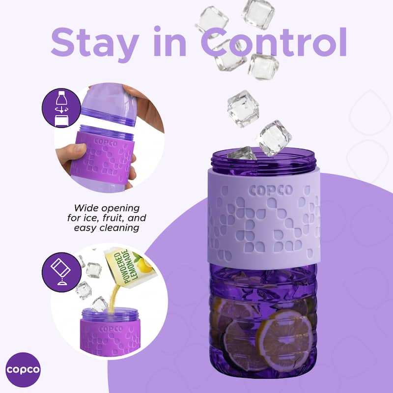 Copco Hydra Tritan Water Bottle Set of 2 BPA Free