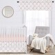 preview thumbnail 5 of 4, Sweet Jojo Designs Pink Bows Girl Crib Bed Skirt - Blush and White Bow for the Ballerina Ballet Dancer Princess Collection