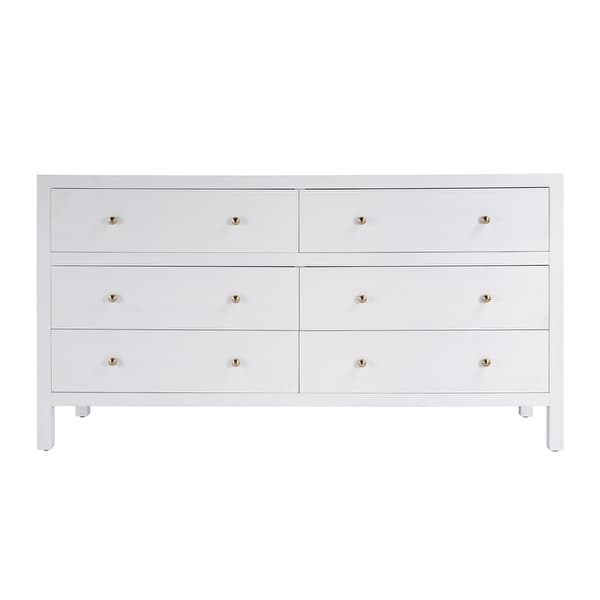 Nora 6-Drawer Wood Wide Dresser - Bed Bath & Beyond - 37362136