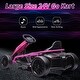 preview thumbnail 28 of 28, 24V Kids Go Kart for Teens, Featuring Dual 300W Motors, 9Ah Large Battery, High-Speed Drifting up to 8MPH with Music and Horn