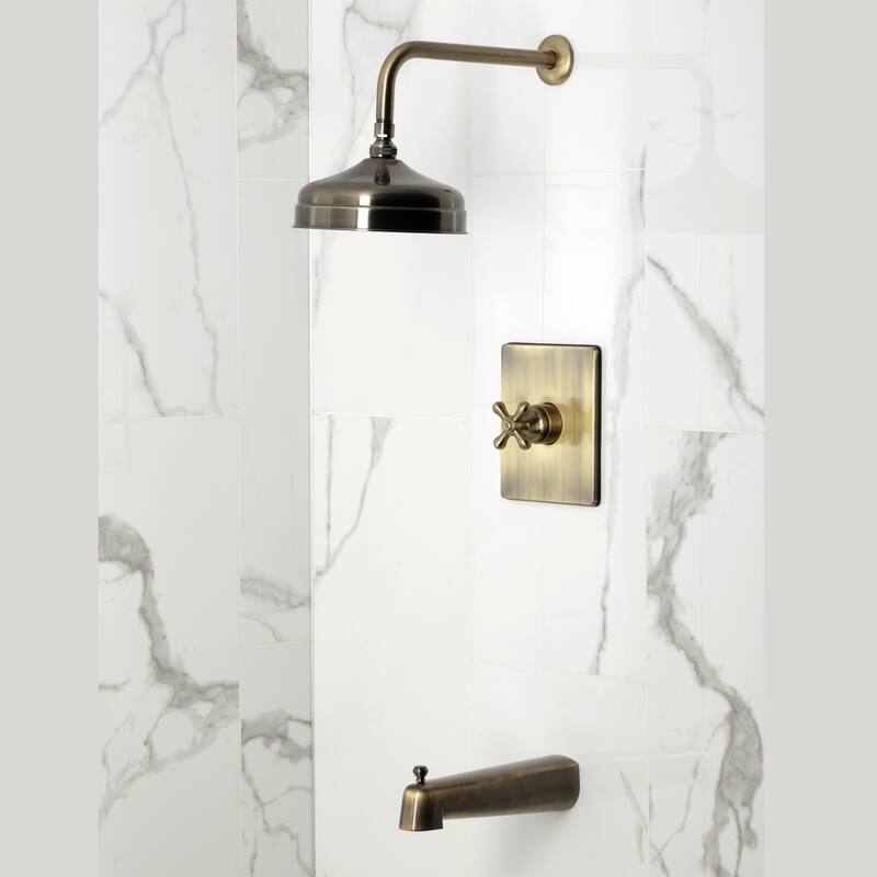 Kingston Brass Single-Handle Pressure Balanced Tub and Shower Faucet
