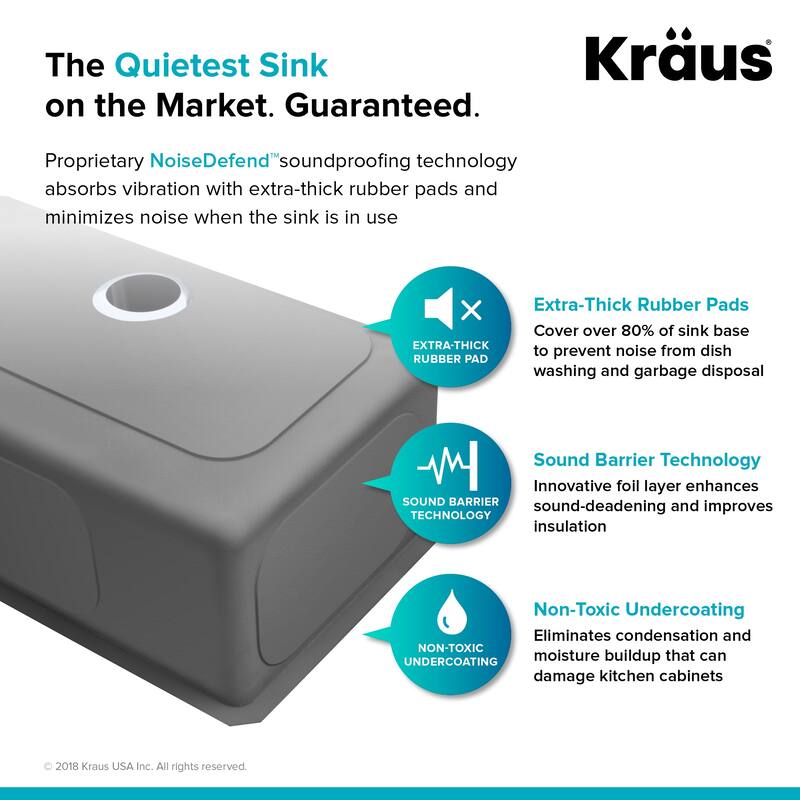 KRAUS Standart PRO Stainless Steel 17 inch Undermount Kitchen Sink