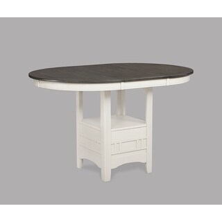 Counter Height Kitchen Table With Extendable Leaf And Storage - Bed ...