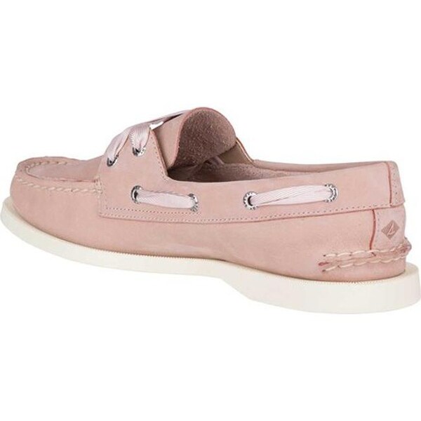 sperry satin lace boat shoe