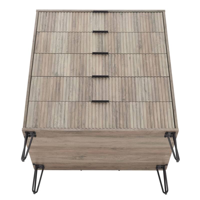 Manhattan Comfort 2-Piece Dumbo Modern Multi Drawer Dresser Set