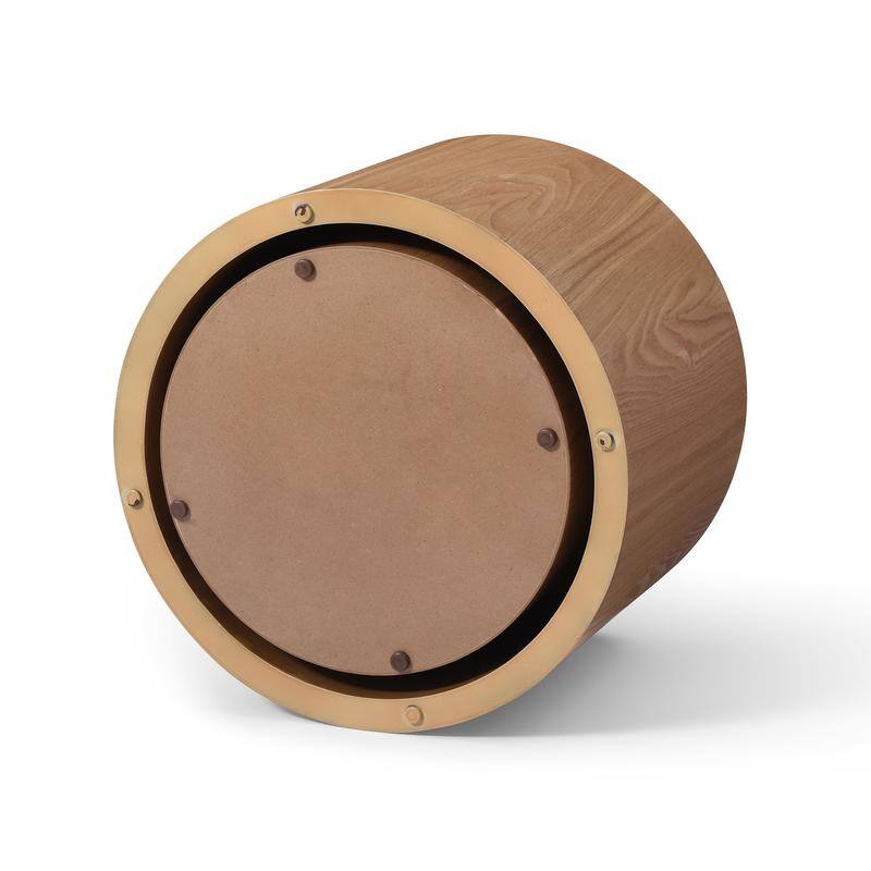 Pair of Nesting Coffee Tables - MDF with Veneer Finish in Natural Tone for Living Room, Office, or Bedroom‌.