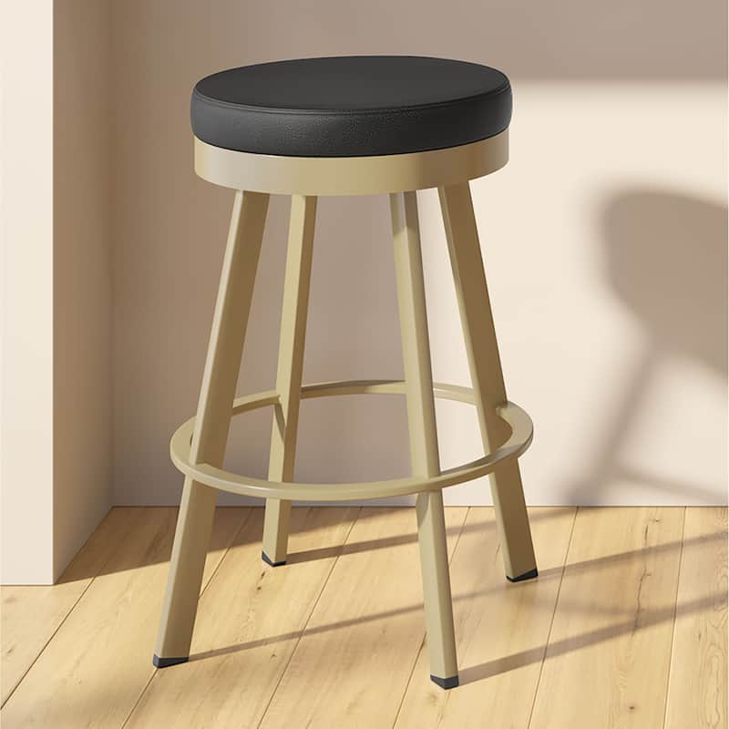 Amisco Swice Swivel Bar Stool with Metal Legs