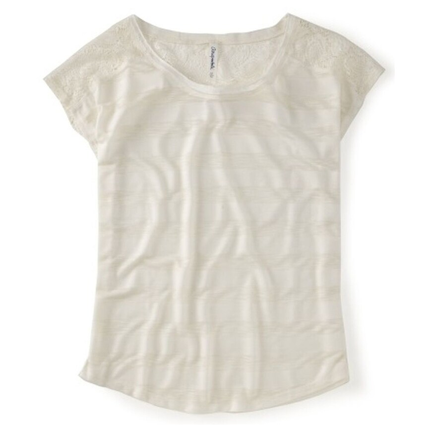 AEROPOSTALE Womens Lace Pullover Blouse