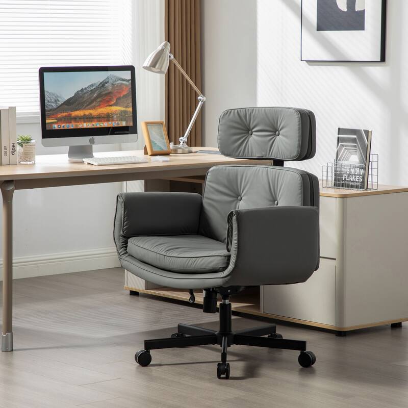 Swivel Task Office Chairs,Accent Chair With Adjustable Armrests And Headrest