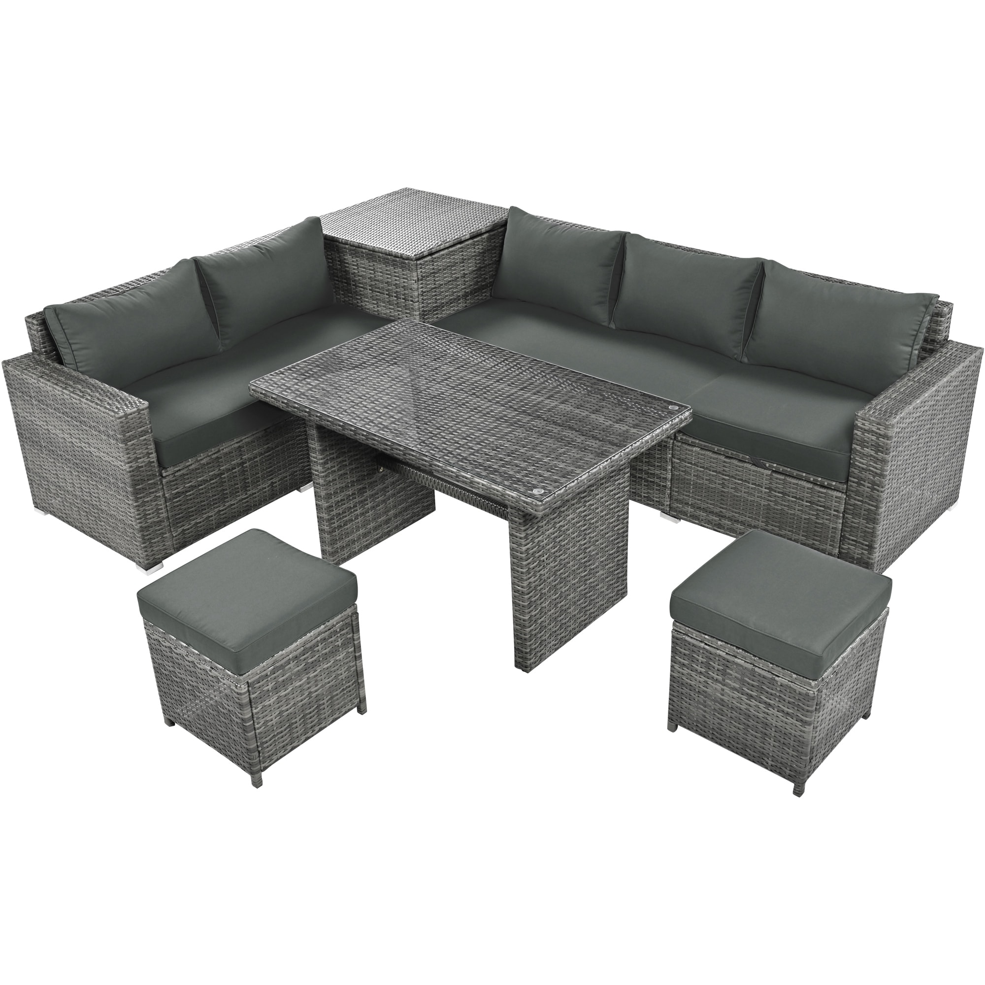 Small 2025 rattan sofa
