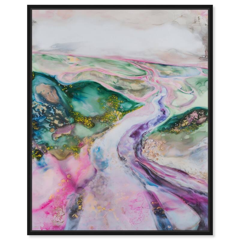 Noir Pulse II Canvas by Art Remedy - 30" x 36" - Black
