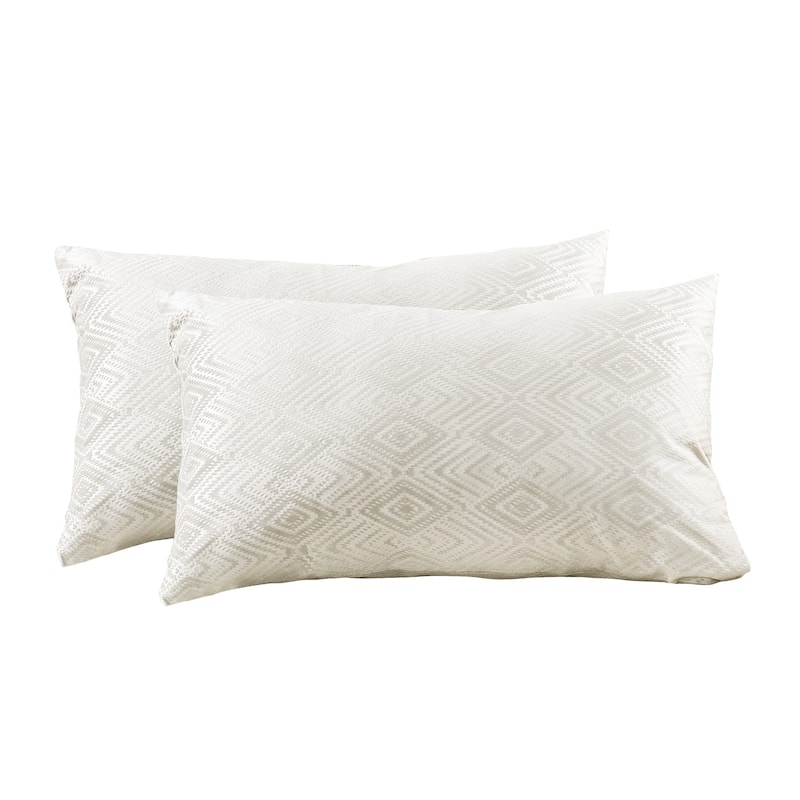 Tonopah Ikat Velvet Throw Pillow Cover Set, NO INSERT