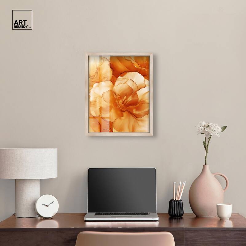 Sunlit Bloom I Shadowbox by Art Remedy