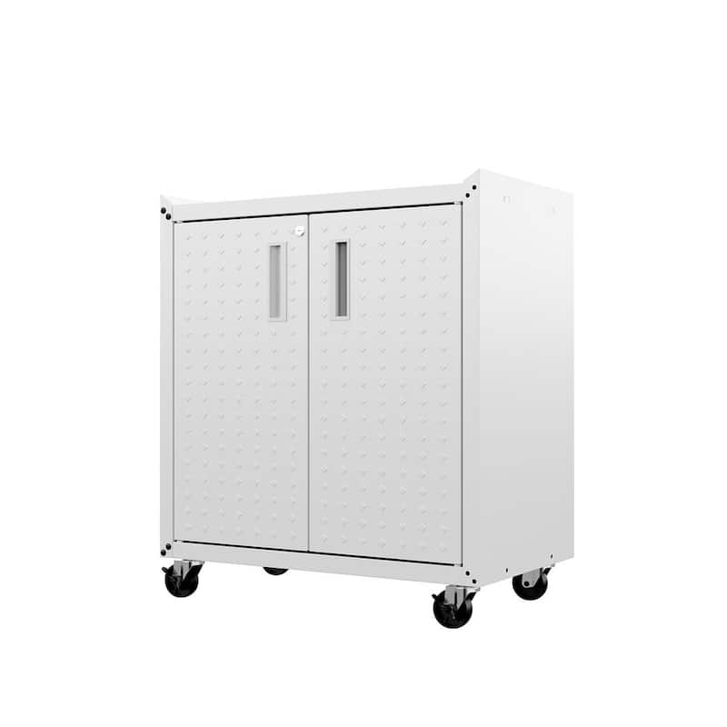 Fortress 31.5" Mobile Garage Cabinet with Shelves