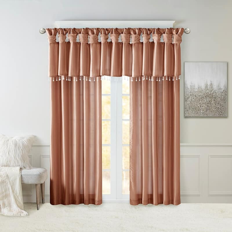 Twist Tab Window Curtain Panel