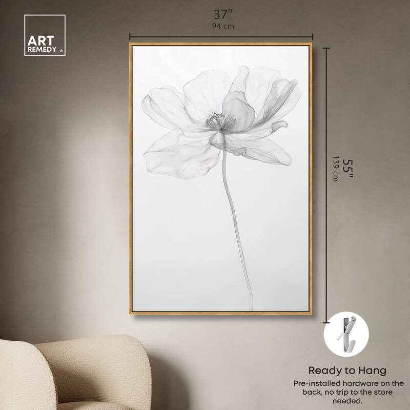 Fragile Beauty I Canvas by Art Remedy