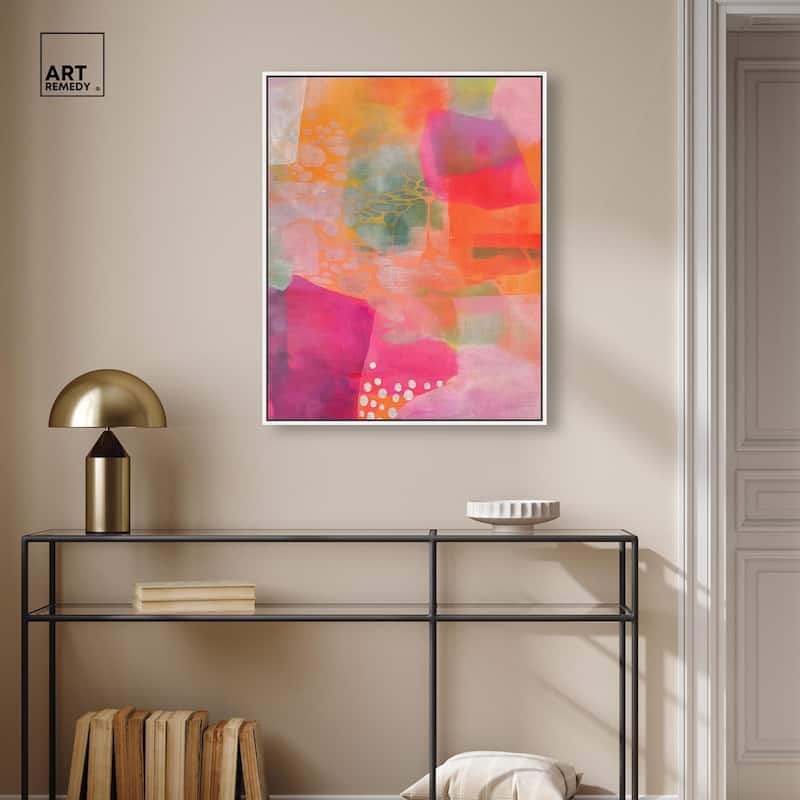 Garnet Gleam II Canvas by Art Remedy