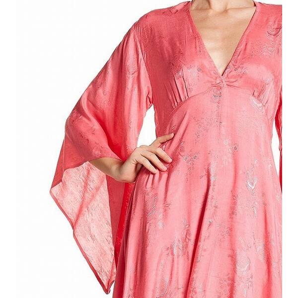 Shop Love Like Summer X Billabong Pink Kimono Kaftan Xs Maxi Dress