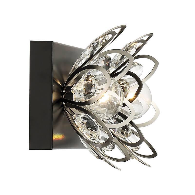 Savoy House Poppy 2-Light Bathroom Vanity Light in Matte Black