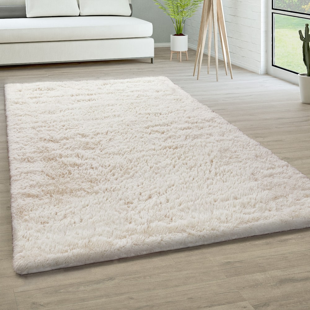 Modern Shag Rug Soft & Fluffy In Solid Colors