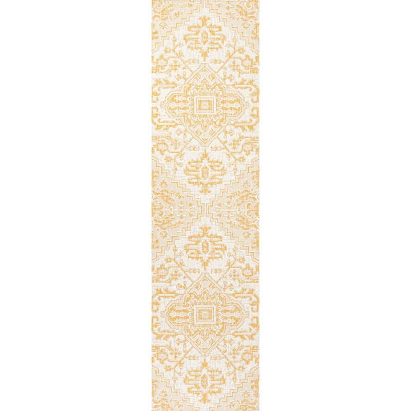 JONATHAN Y Charleston Medallion Indoor/Outdoor Area Rug