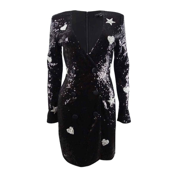 womens black tuxedo dress