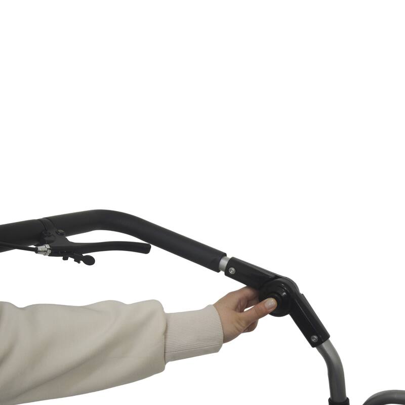 3-in-1 Heavy-Duty Bike Cargo Trailer E-Bike Compatible Steel Frame, 110lb Capacity, Convertible Stroller & Pull Cart Suspension