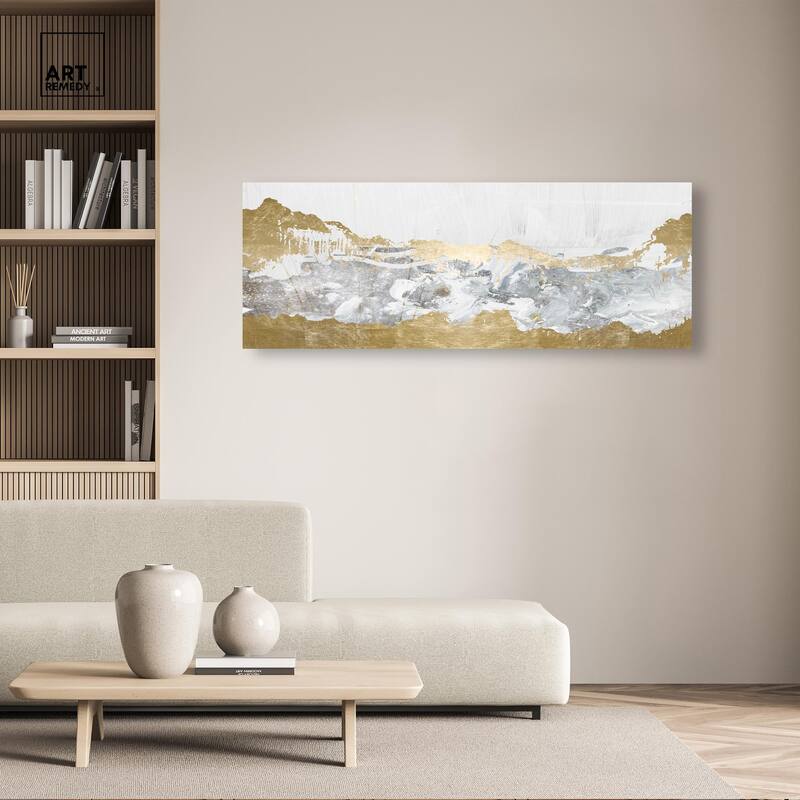 Inspired Morning Panoramic Canvas by Art Remedy, Gallery Wrapped
