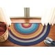 preview thumbnail 76 of 75, SAFAVIEH Handmade Braided Jo Machine Washable Country Casual Rug 2' x 4' Half-Moon - Red/Orange - Novelty