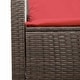 preview thumbnail 35 of 152, vidaXL Patio Sofa with Cushions Outdoor Seating Sectional Sofa Poly Rattan