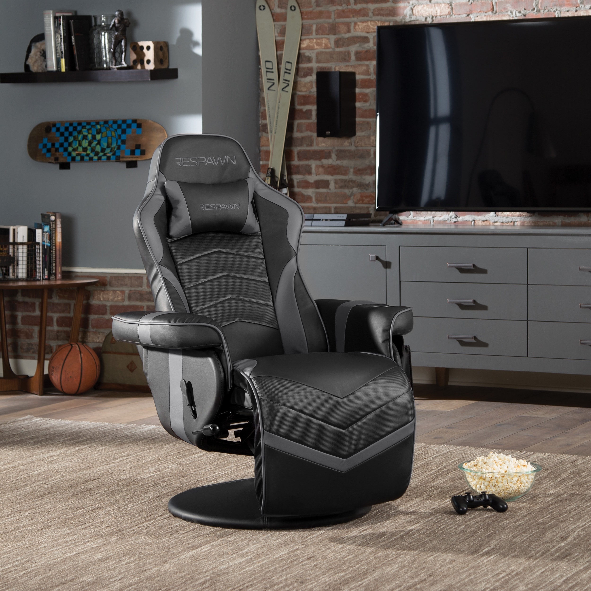 RESPAWN-900 Racing Style Gaming Recliner, Reclining Gaming Chair (RSP