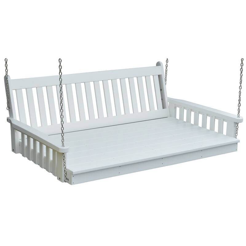 Poly 75" Traditional English Swing Bed