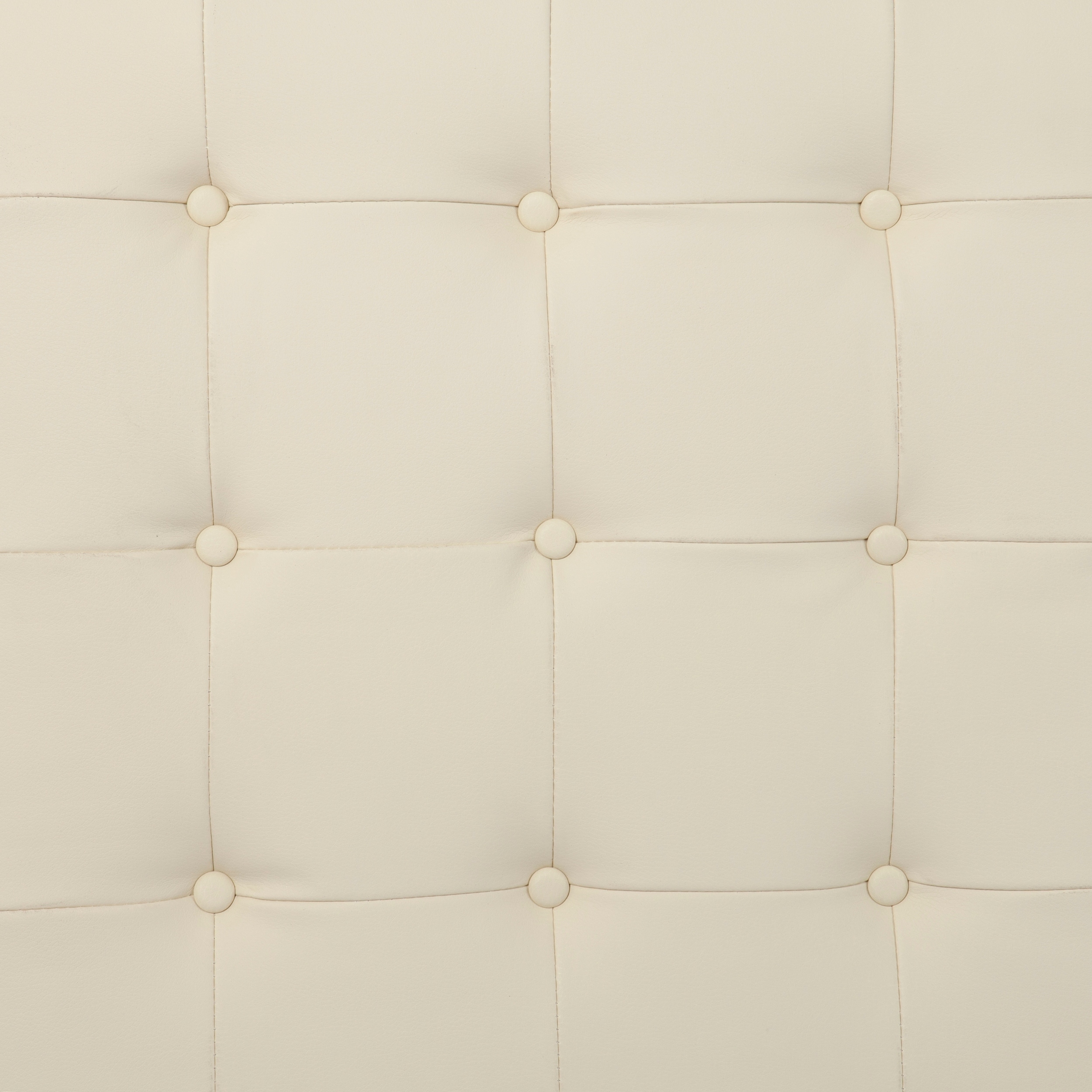 Strick & bolton healy sale leather tufted ottoman