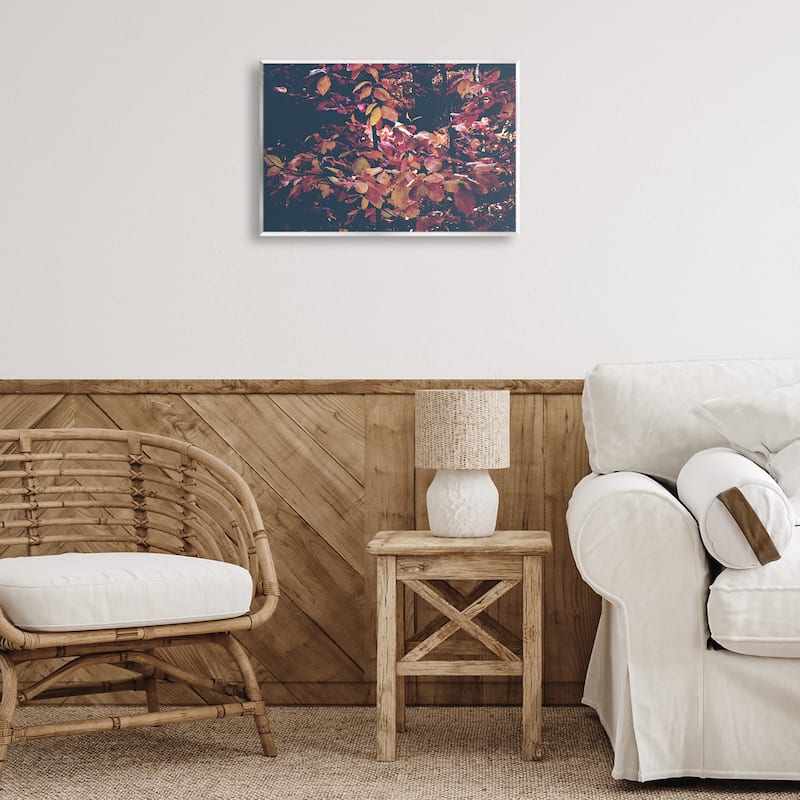 Stupell Dusky Forest Leaves Wall Plaque Art Design By Gemma Bardot