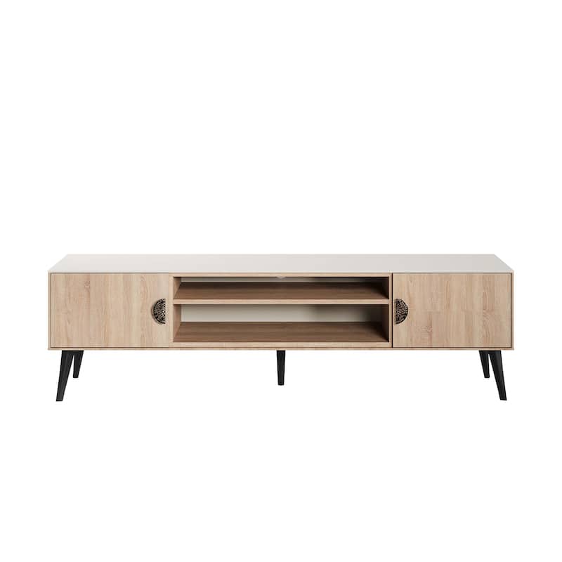 Manhattan Comfort Haley 70.9" Mid-Century Modern TV Stand